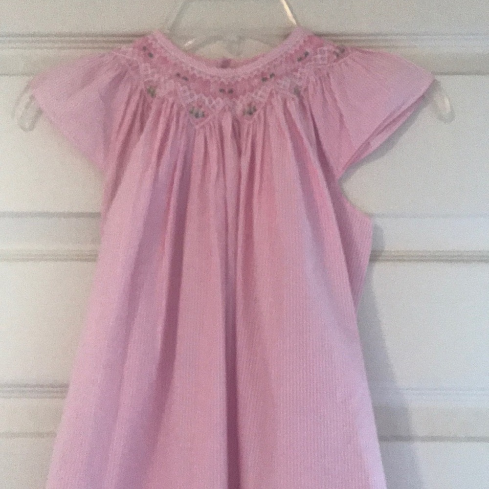 Girls smocked dress